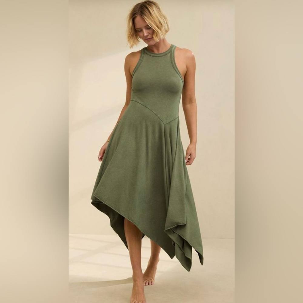 Aerie 2 piece set - asymmetrical tank dress and slouch top to match - NWT